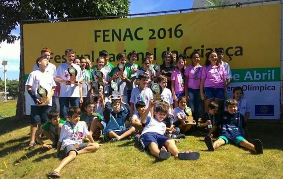 Federação Catarinense de Xadrez - FCX Enxadristas, técnicos, pais e demais integrantes da delegação catarinense se preparam para a disputa do Festival Nacional da Criança (FENAC) que ocorrerá de 21 a 23 de...