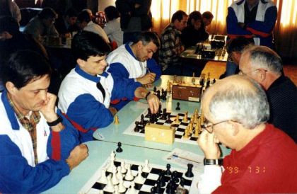 Federação Catarinense de Xadrez - FCX - França, Jailson e Martinez da ELASE