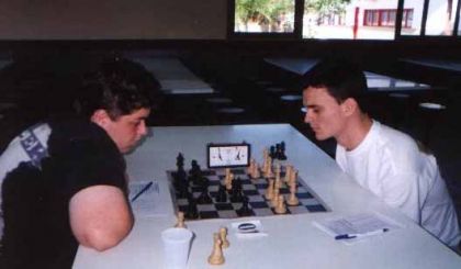 Federação Catarinense de Xadrez - FCX - Daniel Rial (C.Jaraguaense X.) x Jailson Melo (ELASE) - Campeão Estadual Juvenil 2000