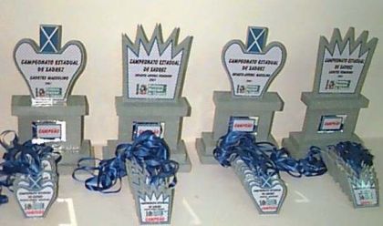 Federação Catarinense de Xadrez - FCX - Troféus e medalhas