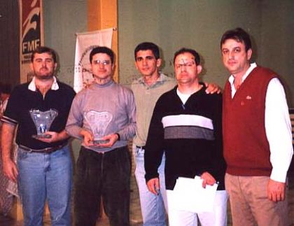 Federação Catarinense de Xadrez - FCX - Gauche, Boere , Kabuke, Barros e Chrestani