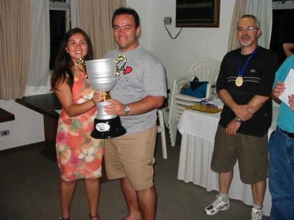 Federação Catarinense de Xadrez - FCX - Campeão e esposa