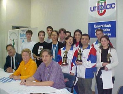 Federação Catarinense de Xadrez - FCX - Encerramento com vencedores