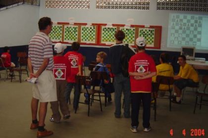 Federação Catarinense de Xadrez - FCX - acompanhando partidas