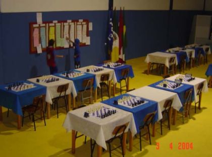 Federação Catarinense de Xadrez - FCX - Salão jogos