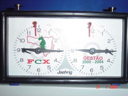 Federação Catarinense de Xadrez - FCX - Relógios da FCX