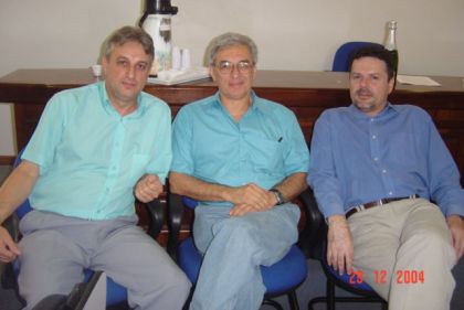 Federação Catarinense de Xadrez - FCX - Gilson Chrestani (SC), José L.Aragão(RS) e Julio Lapertosa(MG)