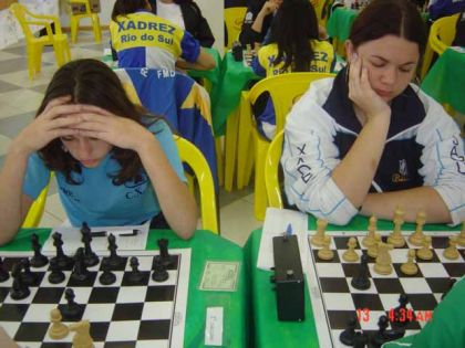 Federação Catarinense de Xadrez - FCX - Vanessa e Karina (JAR)