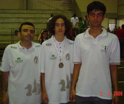 Federação Catarinense de Xadrez - FCX - DT FCX, Matheus e Enio