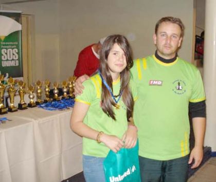 Federação Catarinense de Xadrez - FCX - Prof.Eduardo e Mayla