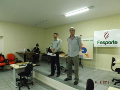 Federação Catarinense de Xadrez - FCX - Presidentes Kaiser Mafra e Gilson Chrestani