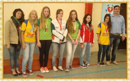 Federação Catarinense de Xadrez - FCX - FECAJ 2013 – São Bento do Sul – Sub 18 Feminino – 4º a 10º colocado